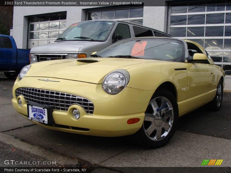 Inspiration Yellow / Inspiration Yellow 2002 Ford Thunderbird Premium Roadster