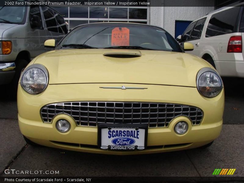 Inspiration Yellow / Inspiration Yellow 2002 Ford Thunderbird Premium Roadster