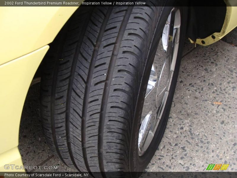 Inspiration Yellow / Inspiration Yellow 2002 Ford Thunderbird Premium Roadster