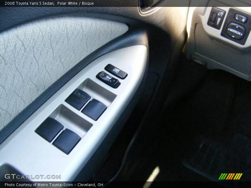 Polar White / Bisque 2008 Toyota Yaris S Sedan