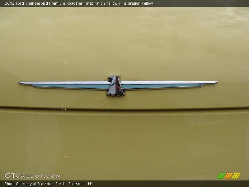 Inspiration Yellow / Inspiration Yellow 2002 Ford Thunderbird Premium Roadster