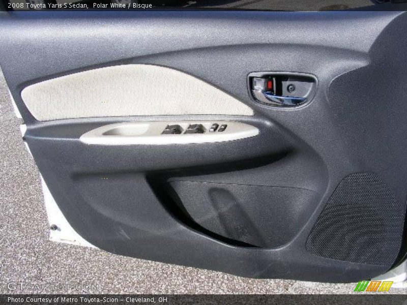 Polar White / Bisque 2008 Toyota Yaris S Sedan