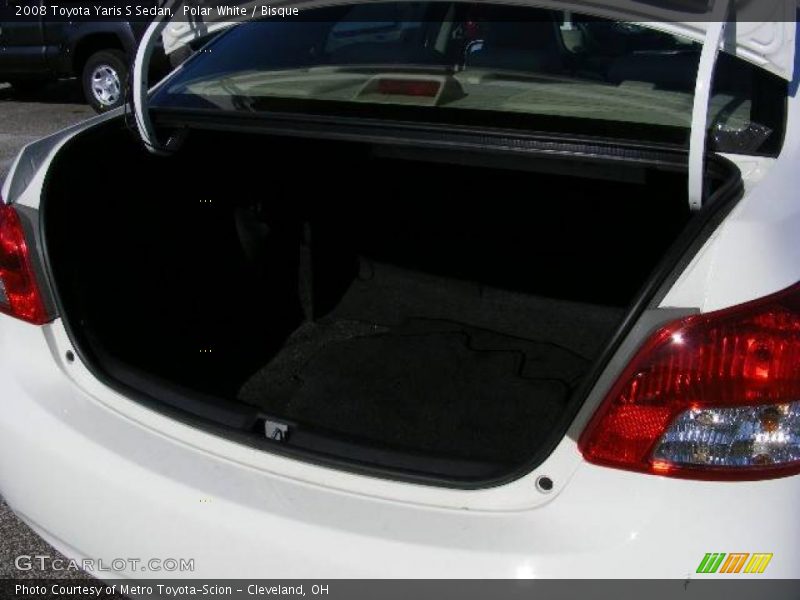 Polar White / Bisque 2008 Toyota Yaris S Sedan