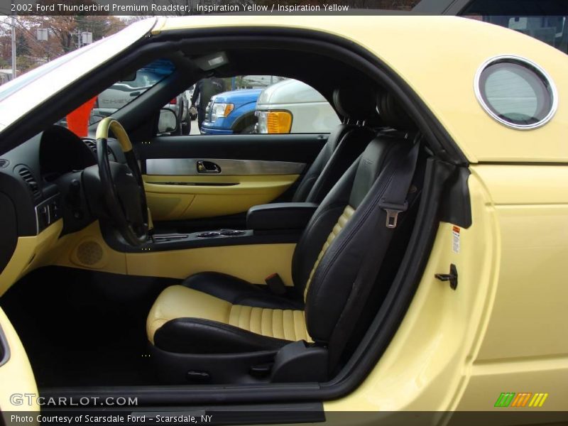 Inspiration Yellow / Inspiration Yellow 2002 Ford Thunderbird Premium Roadster