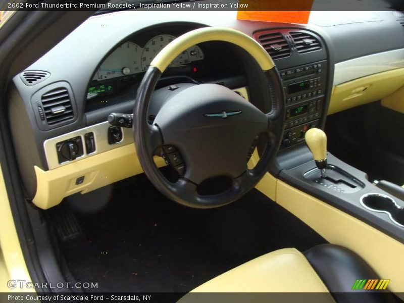 Inspiration Yellow / Inspiration Yellow 2002 Ford Thunderbird Premium Roadster