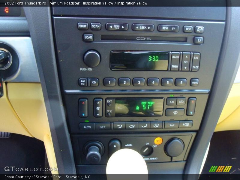 Inspiration Yellow / Inspiration Yellow 2002 Ford Thunderbird Premium Roadster