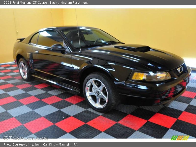 Black / Medium Parchment 2003 Ford Mustang GT Coupe