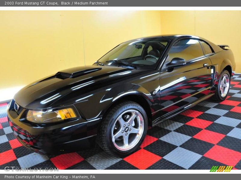 Black / Medium Parchment 2003 Ford Mustang GT Coupe
