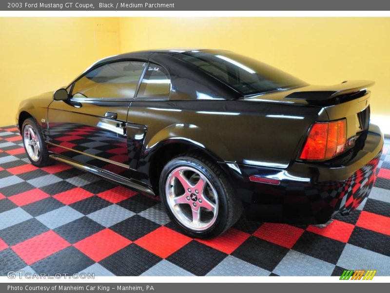 Black / Medium Parchment 2003 Ford Mustang GT Coupe