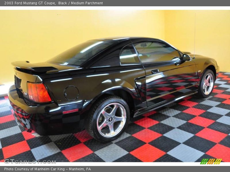 Black / Medium Parchment 2003 Ford Mustang GT Coupe