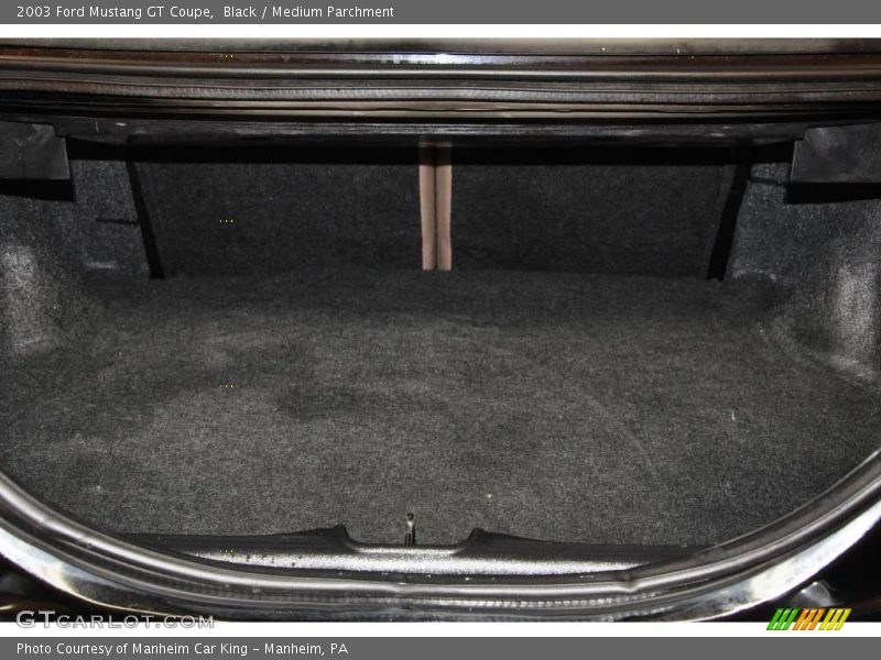 Black / Medium Parchment 2003 Ford Mustang GT Coupe
