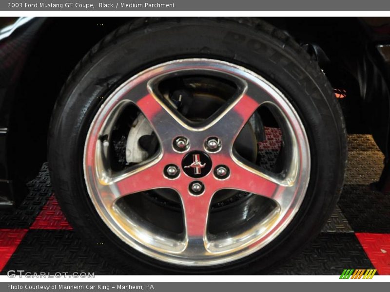 Black / Medium Parchment 2003 Ford Mustang GT Coupe