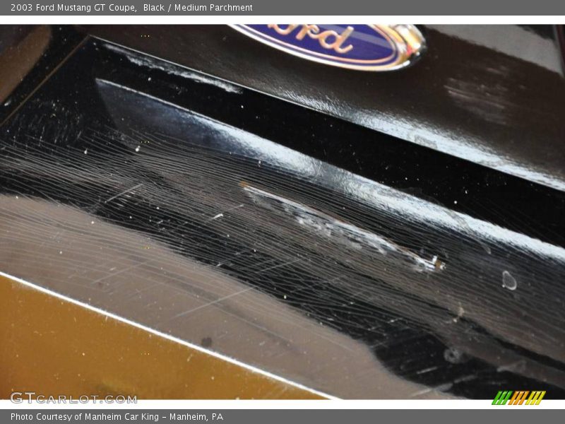 Black / Medium Parchment 2003 Ford Mustang GT Coupe
