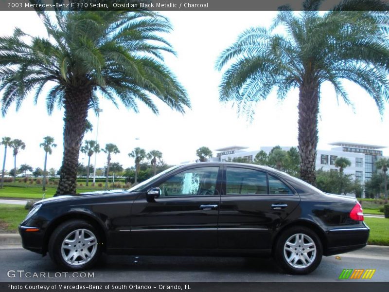 Obsidian Black Metallic / Charcoal 2003 Mercedes-Benz E 320 Sedan