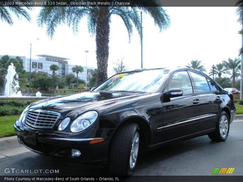 Obsidian Black Metallic / Charcoal 2003 Mercedes-Benz E 320 Sedan