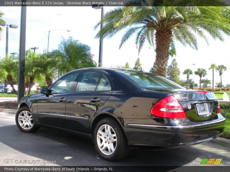 Obsidian Black Metallic / Charcoal 2003 Mercedes-Benz E 320 Sedan