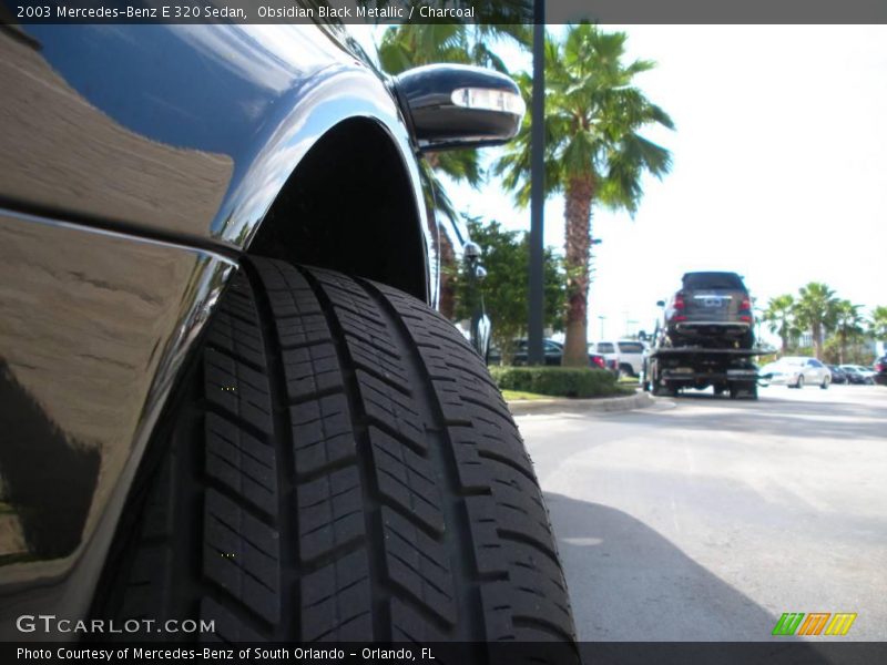 Obsidian Black Metallic / Charcoal 2003 Mercedes-Benz E 320 Sedan