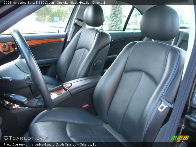 Obsidian Black Metallic / Charcoal 2003 Mercedes-Benz E 320 Sedan