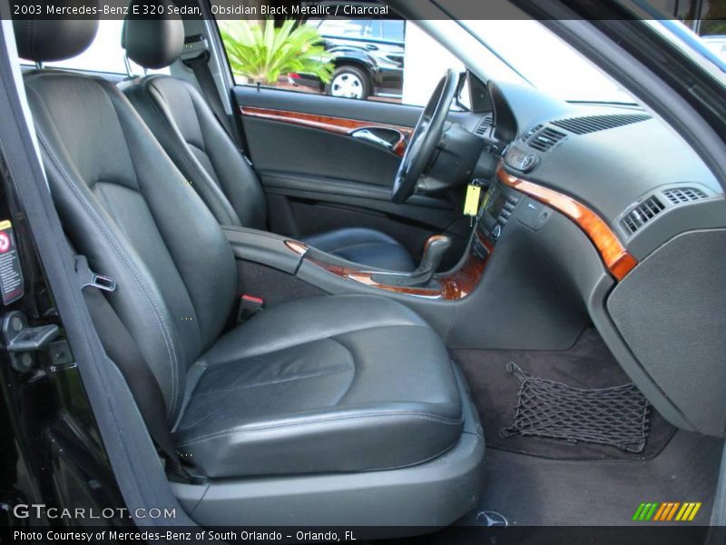 Obsidian Black Metallic / Charcoal 2003 Mercedes-Benz E 320 Sedan