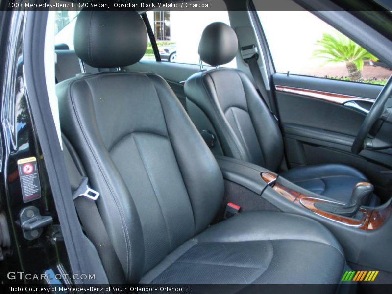 Obsidian Black Metallic / Charcoal 2003 Mercedes-Benz E 320 Sedan