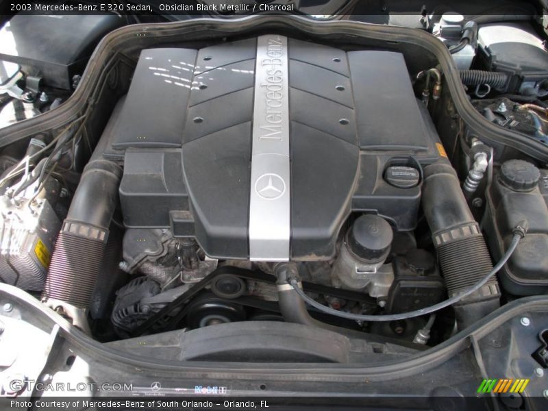 Obsidian Black Metallic / Charcoal 2003 Mercedes-Benz E 320 Sedan