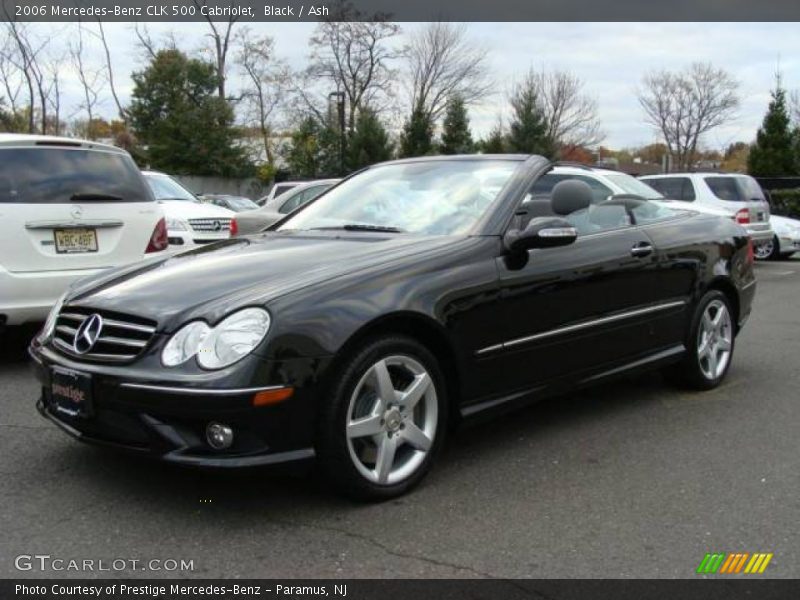 Black / Ash 2006 Mercedes-Benz CLK 500 Cabriolet