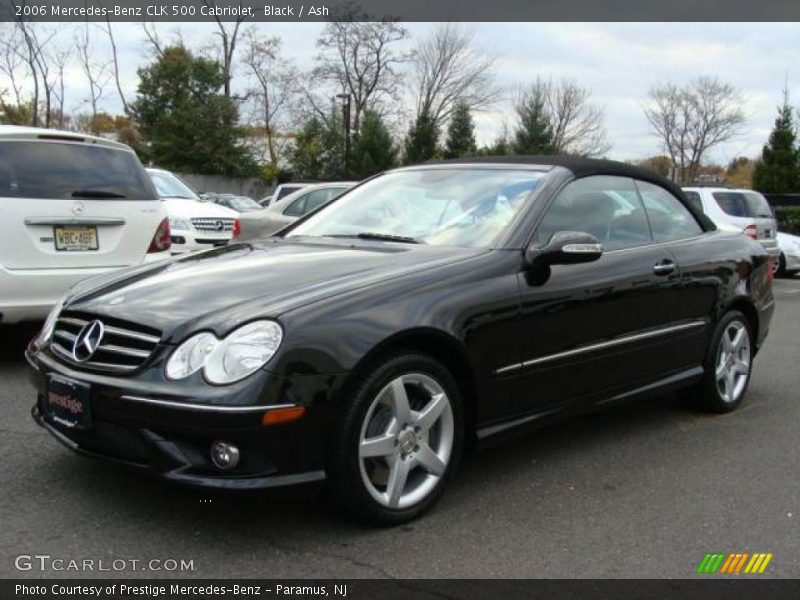 Black / Ash 2006 Mercedes-Benz CLK 500 Cabriolet