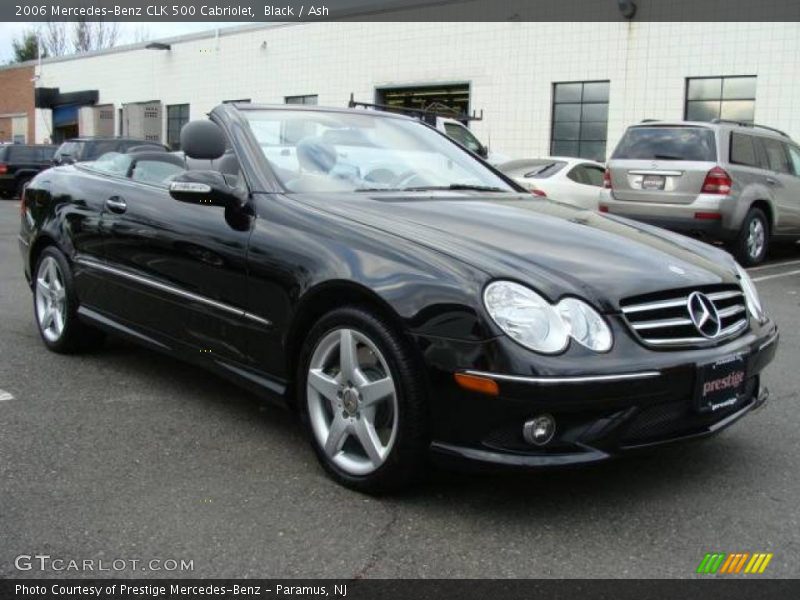 Black / Ash 2006 Mercedes-Benz CLK 500 Cabriolet
