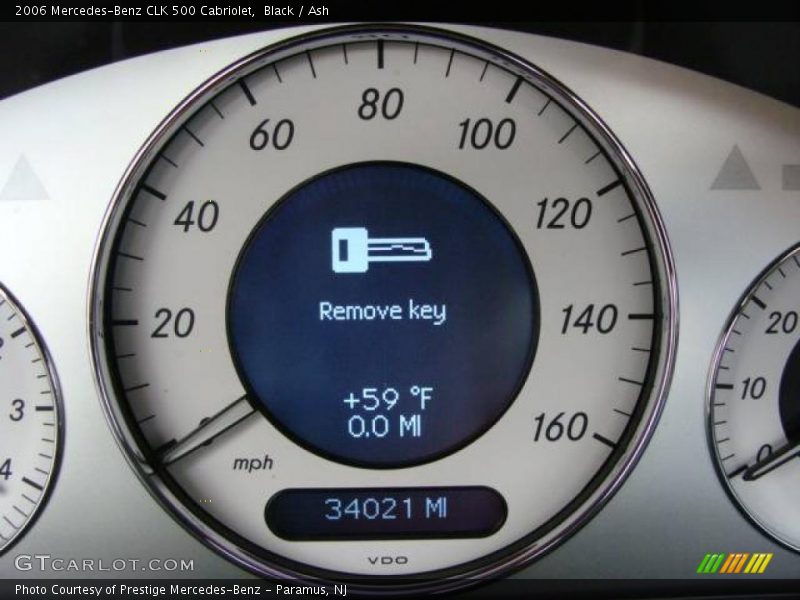 Black / Ash 2006 Mercedes-Benz CLK 500 Cabriolet