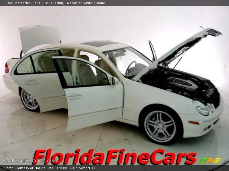 Alabaster White / Stone 2006 Mercedes-Benz E 350 Sedan