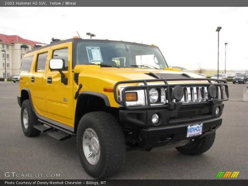 Yellow / Wheat 2003 Hummer H2 SUV