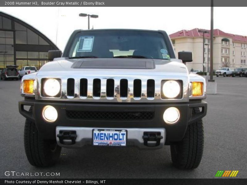 Boulder Gray Metallic / Ebony Black 2008 Hummer H3