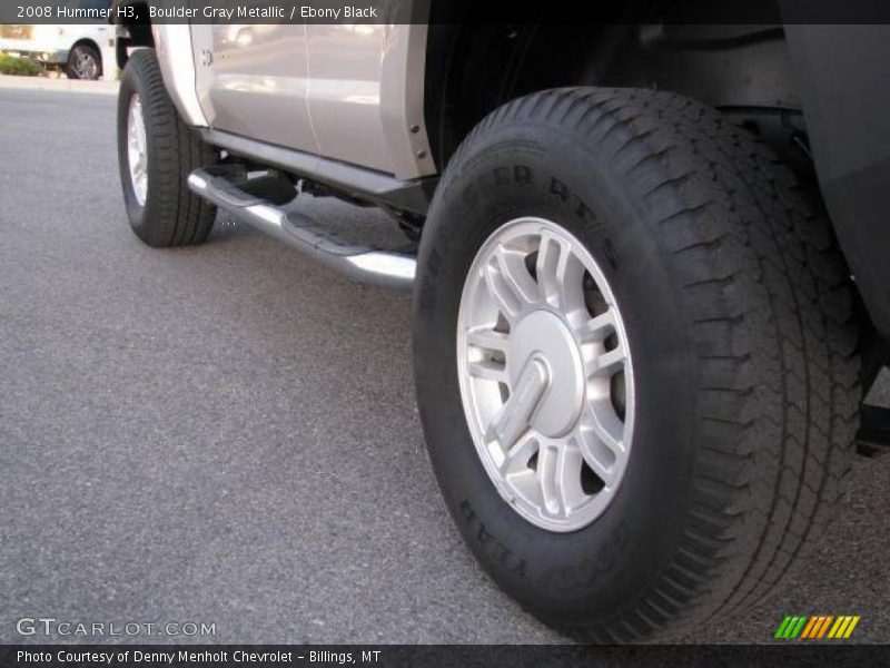 Boulder Gray Metallic / Ebony Black 2008 Hummer H3