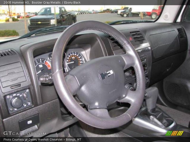 Boulder Gray Metallic / Ebony Black 2008 Hummer H3