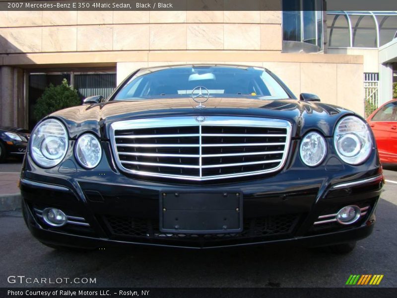 Black / Black 2007 Mercedes-Benz E 350 4Matic Sedan