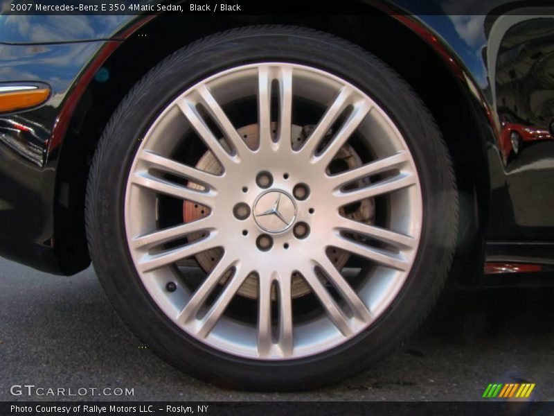 Black / Black 2007 Mercedes-Benz E 350 4Matic Sedan