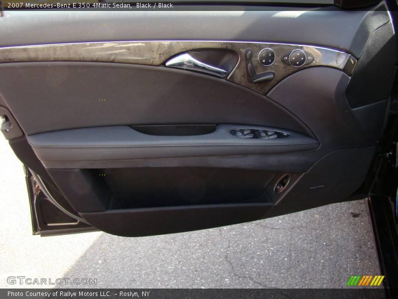 Black / Black 2007 Mercedes-Benz E 350 4Matic Sedan