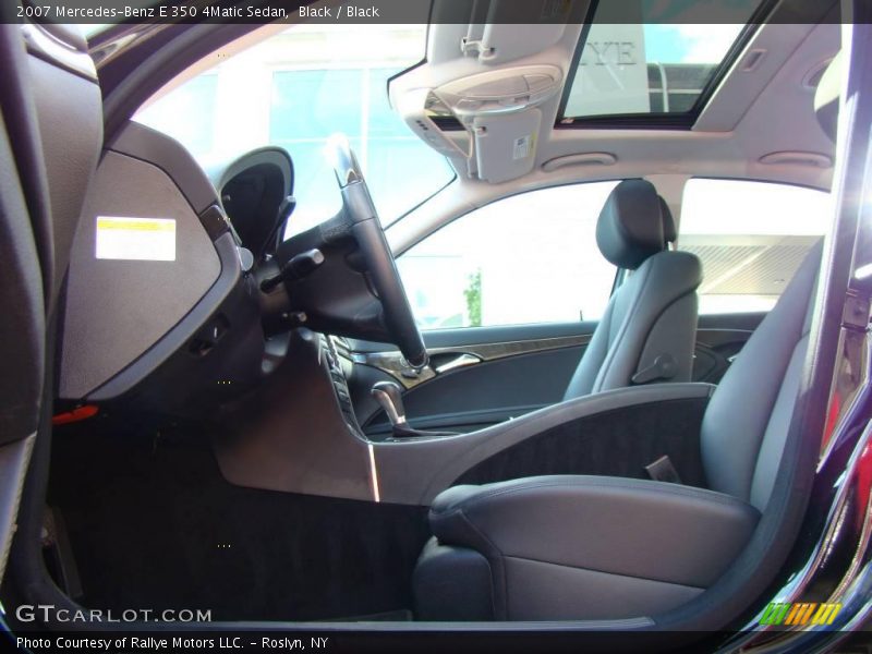 Black / Black 2007 Mercedes-Benz E 350 4Matic Sedan