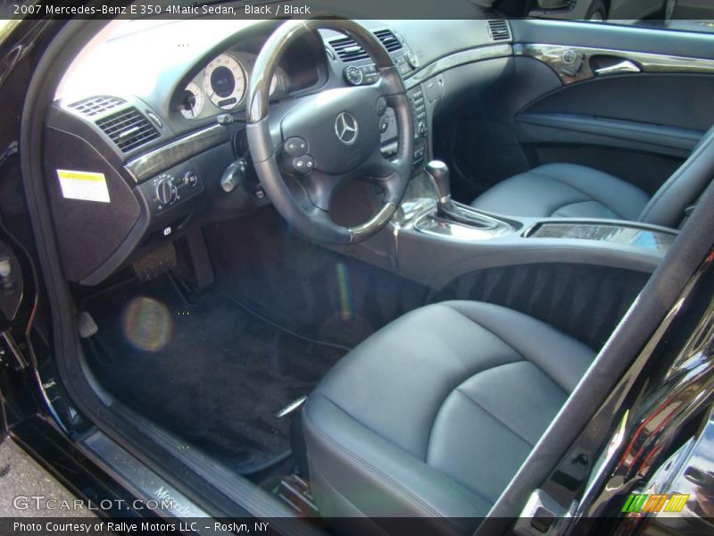 Black / Black 2007 Mercedes-Benz E 350 4Matic Sedan