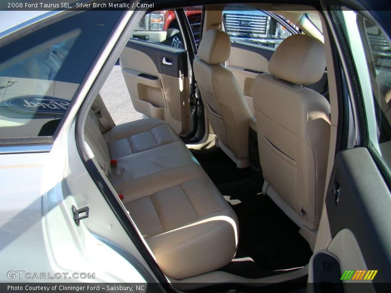 Silver Birch Metallic / Camel 2008 Ford Taurus SEL