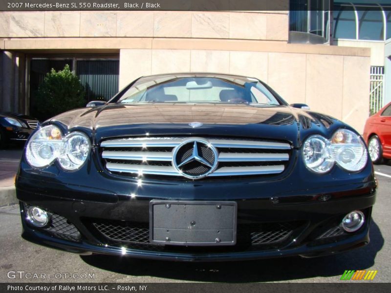 Black / Black 2007 Mercedes-Benz SL 550 Roadster