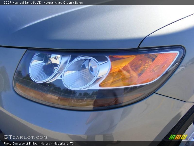 Natural Khaki Green / Beige 2007 Hyundai Santa Fe SE