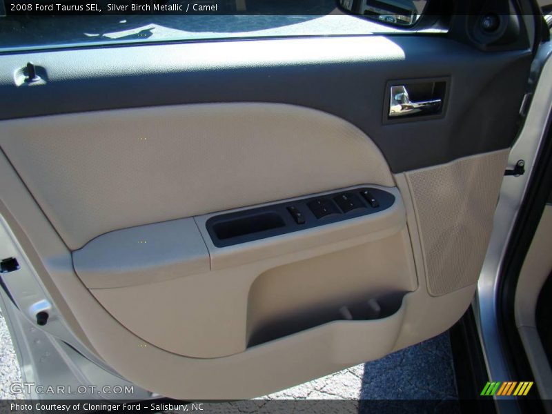 Silver Birch Metallic / Camel 2008 Ford Taurus SEL