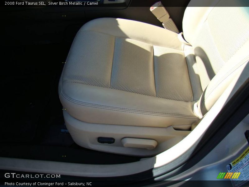 Silver Birch Metallic / Camel 2008 Ford Taurus SEL
