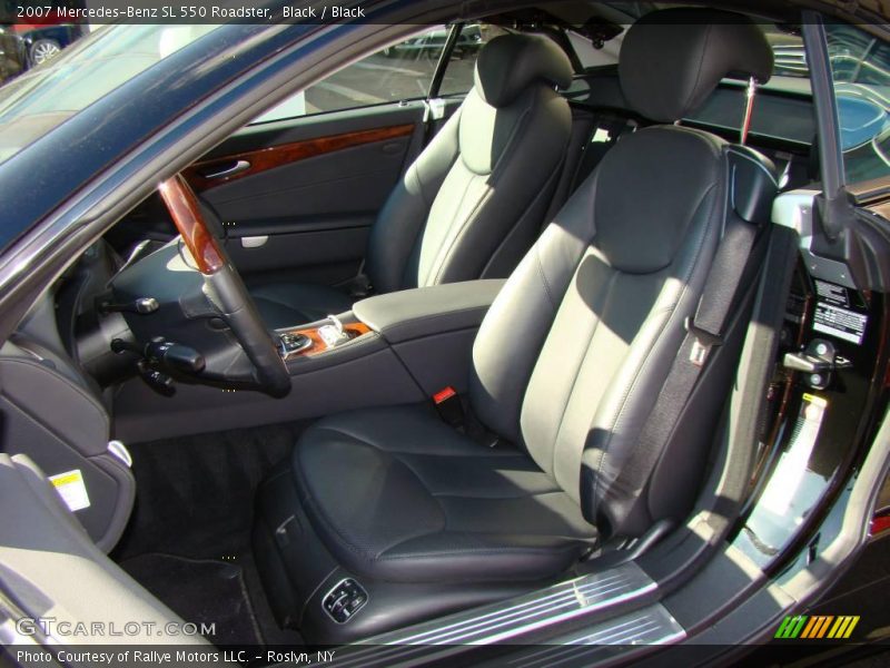 Black / Black 2007 Mercedes-Benz SL 550 Roadster