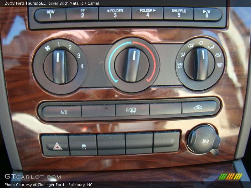 Silver Birch Metallic / Camel 2008 Ford Taurus SEL