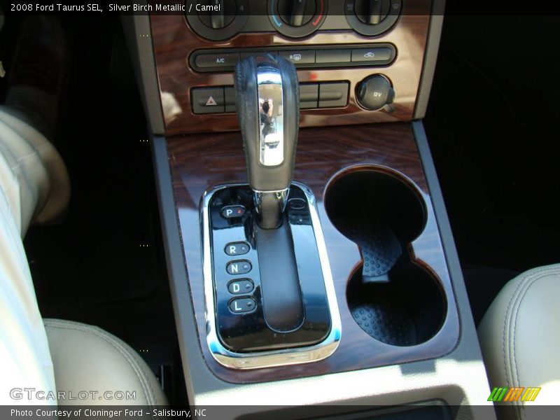 Silver Birch Metallic / Camel 2008 Ford Taurus SEL