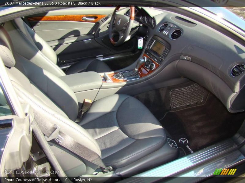 Black / Black 2007 Mercedes-Benz SL 550 Roadster