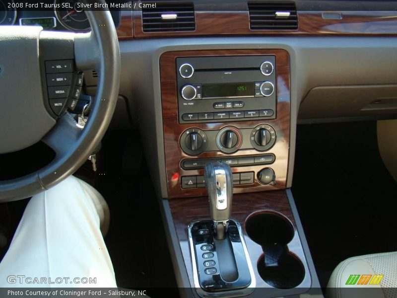 Silver Birch Metallic / Camel 2008 Ford Taurus SEL