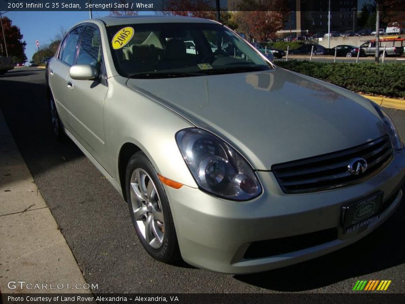 Serengeti Sand / Wheat 2005 Infiniti G 35 Sedan